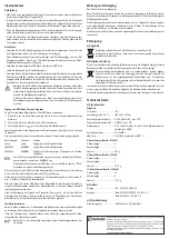 Предварительный просмотр 2 страницы Conrad 754538 Operating Instructions Manual