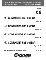 Conrad 76 89 86 Operating Instructions Manual предпросмотр