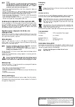 Preview for 2 page of Conrad 76 96 50 Operating Instructions Manual