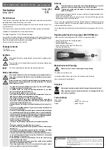 Preview for 2 page of Conrad 85 64 97 Operating Instructions