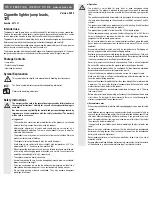 Предварительный просмотр 3 страницы Conrad 85 73 21 Operating Instructions Manual