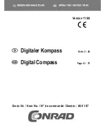 Preview for 1 page of Conrad 86 01 95 Operating Instructions Manual