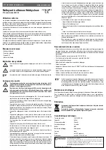 Предварительный просмотр 3 страницы Conrad 86 03 94 Operating Instructions