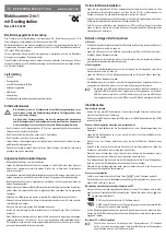 Предварительный просмотр 1 страницы Conrad 884059 Operating Instructions Manual