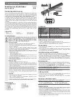 Conrad 884150 Operating Instructions Manual предпросмотр