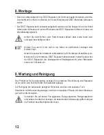 Preview for 12 page of Conrad 92 36 00 Operating Instructions Manual