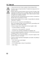 Предварительный просмотр 52 страницы Conrad 92 36 00 Operating Instructions Manual