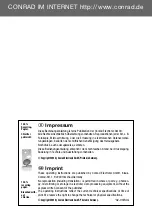 Preview for 2 page of Conrad 94 04 32 Operating Instructions Manual