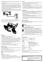 Предварительный просмотр 2 страницы Conrad 94 34 13 Operating Instructions Manual