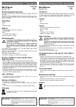 Preview for 1 page of Conrad 97 19 14 Operating Instructions