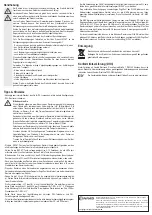 Preview for 2 page of Conrad 97 24 28 Operating Instructions Manual