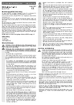 Preview for 1 page of Conrad 97 25 14 Operating Instructions Manual