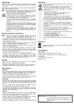 Preview for 2 page of Conrad 97 25 87 Operating Instructions Manual