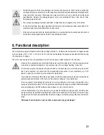 Предварительный просмотр 21 страницы Conrad 97 34 53 Operating Instructions Manual