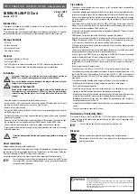 Preview for 2 page of Conrad 97 35 35 Operating Instructions