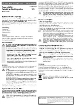 Предварительный просмотр 1 страницы Conrad 97 52 20 Operating Instructions