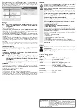 Preview for 8 page of Conrad 97 52 25 Operating Instructions Manual