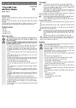 Preview for 3 page of Conrad 97 52 43 Operating Instructions Manual