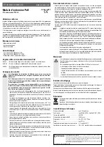 Preview for 3 page of Conrad 97 54 20 Operating Instructions