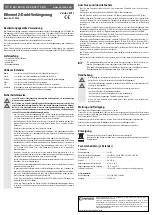 Preview for 1 page of Conrad 97 55 39 Operating Instructions