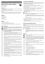 Предварительный просмотр 3 страницы Conrad 98 61 70 Operating Instructions Manual