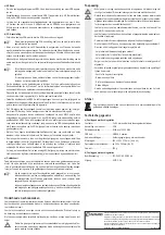 Предварительный просмотр 8 страницы Conrad 986147 Operating Instructions Manual