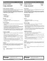 Предварительный просмотр 1 страницы Conrad 99 03 80 Operating Instructions