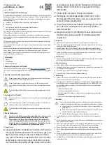 Предварительный просмотр 1 страницы Conrad AF-B6L001 Operating Instructions Manual