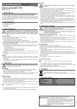 Preview for 4 page of Conrad AFC-101A Operating Instructions