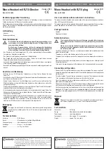 Preview for 1 page of Conrad BT-923686 Operating Instructions