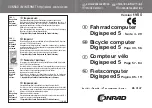 Conrad Digispeed 5 Operating Instructions Manual предпросмотр