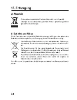 Preview for 34 page of Conrad DV206NL Operating Instructions Manual