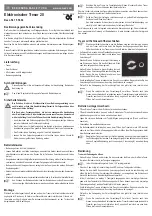 Preview for 1 page of Conrad Electronic safe 20 Operating Instructions Manual