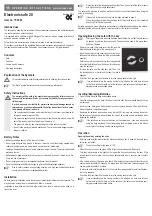 Preview for 3 page of Conrad Electronic safe 20 Operating Instructions Manual