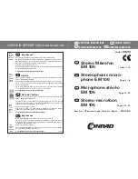 Conrad EM 106 Operating Instructions Manual preview