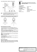 Предварительный просмотр 2 страницы Conrad EMP600PIR Operating Instructions Manual