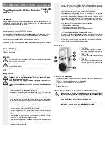 Предварительный просмотр 3 страницы Conrad EMP600PIR Operating Instructions Manual