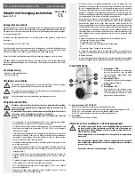 Предварительный просмотр 7 страницы Conrad EMP600PIR Operating Instructions Manual