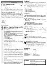 Preview for 1 page of Conrad FL-9025 Operating Instructions