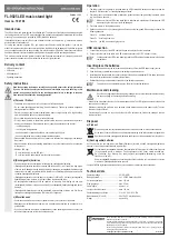 Preview for 2 page of Conrad FL-9025 Operating Instructions