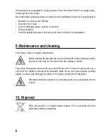 Preview for 8 page of Conrad FS20 RPT Operating Instructions Manual