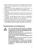 Preview for 7 page of Conrad GUN HP 1200 Operating Instructions Manual