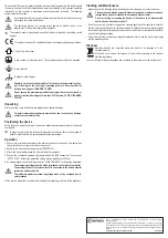 Preview for 4 page of Conrad GW-INSTEK AFG-2225 Operating Instructions Manual