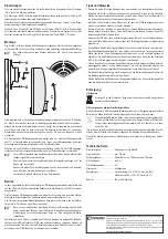 Preview for 2 page of Conrad Hubertus Operating Instructions Manual