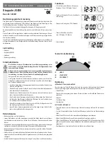 Предварительный просмотр 1 страницы Conrad JG030 Operating Instructions Manual