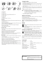 Предварительный просмотр 4 страницы Conrad JG030 Operating Instructions Manual