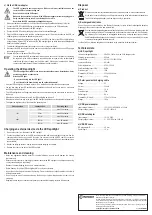 Preview for 4 page of Conrad Multi 300 Operating Instructions Manual