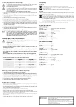 Preview for 8 page of Conrad Multi 300 Operating Instructions Manual