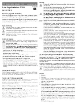 Предварительный просмотр 1 страницы Conrad P7835 Operating Instructions Manual