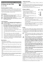 Preview for 1 page of Conrad P7940 Operating Instructions Manual